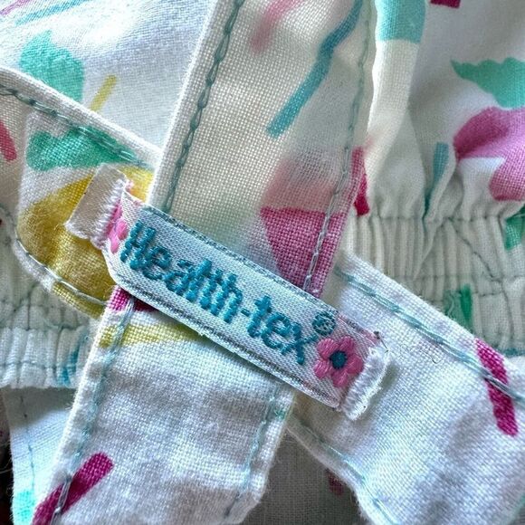 Vintage Health-Tex Pastel Abstract Hearts Bubble Romper - Picture 4 of 6